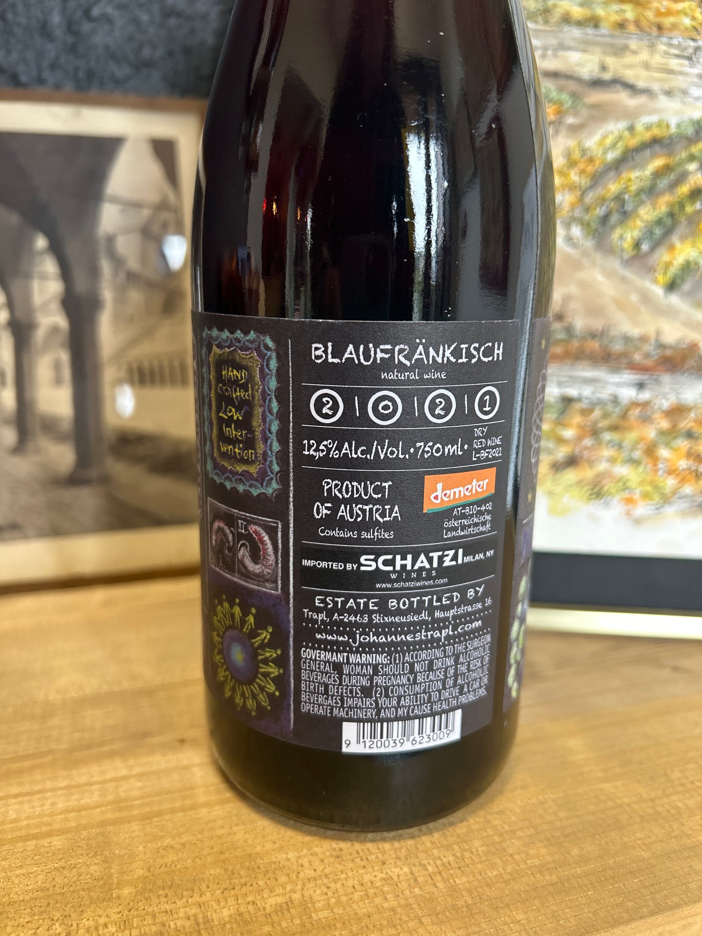 JOHANNES TRAPL 2021 Blaufrankisch (Carnuntum, Austria)