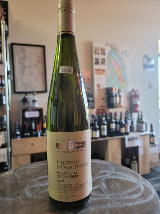 CHATEAU D'ORSCHWIHR 2018 Pinot Gris 'Bollenberg' (Alsace, France)