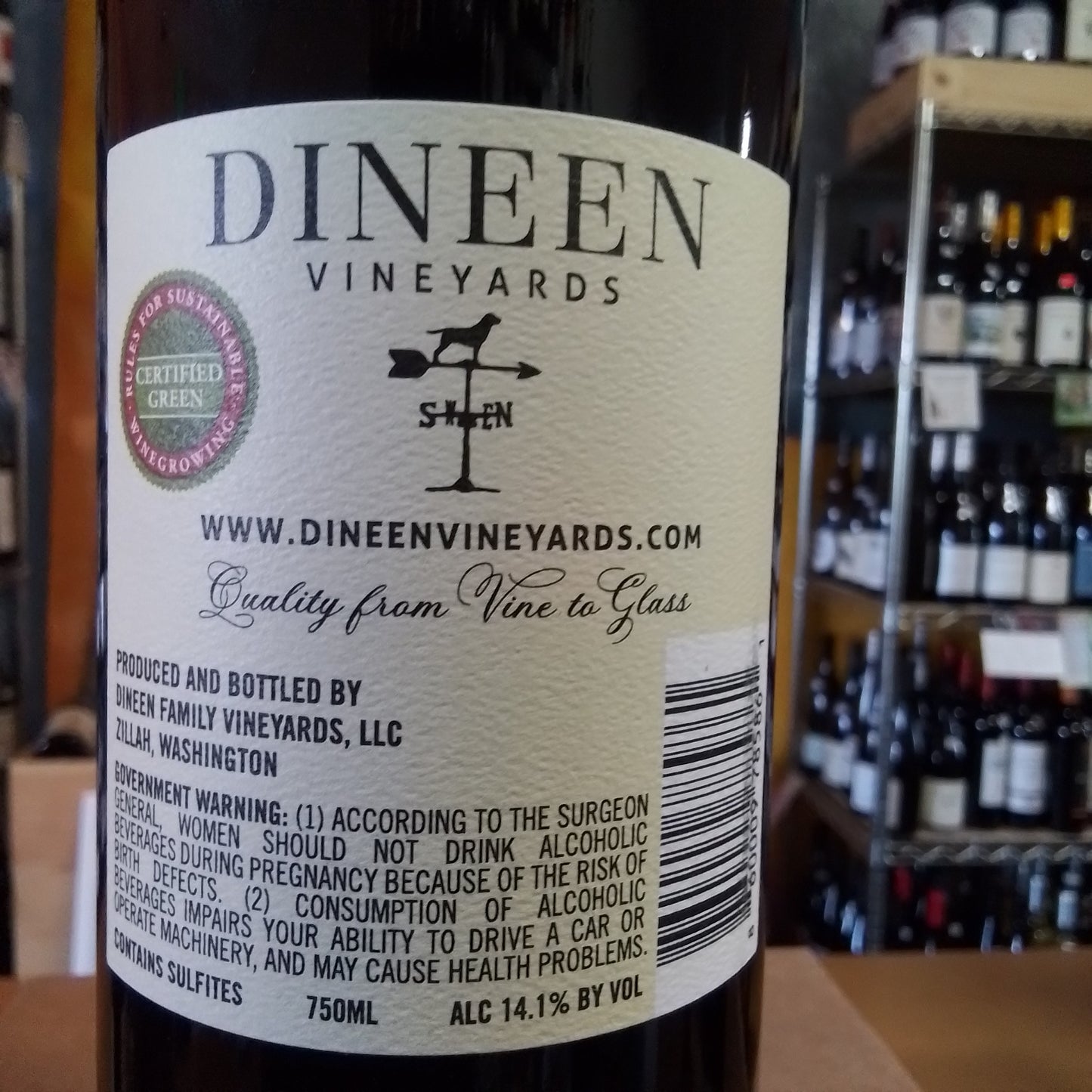 DINEEN VINEYARDS 2022 Red Blend 'Vinter's Blend' (Yakima Valley, WA)