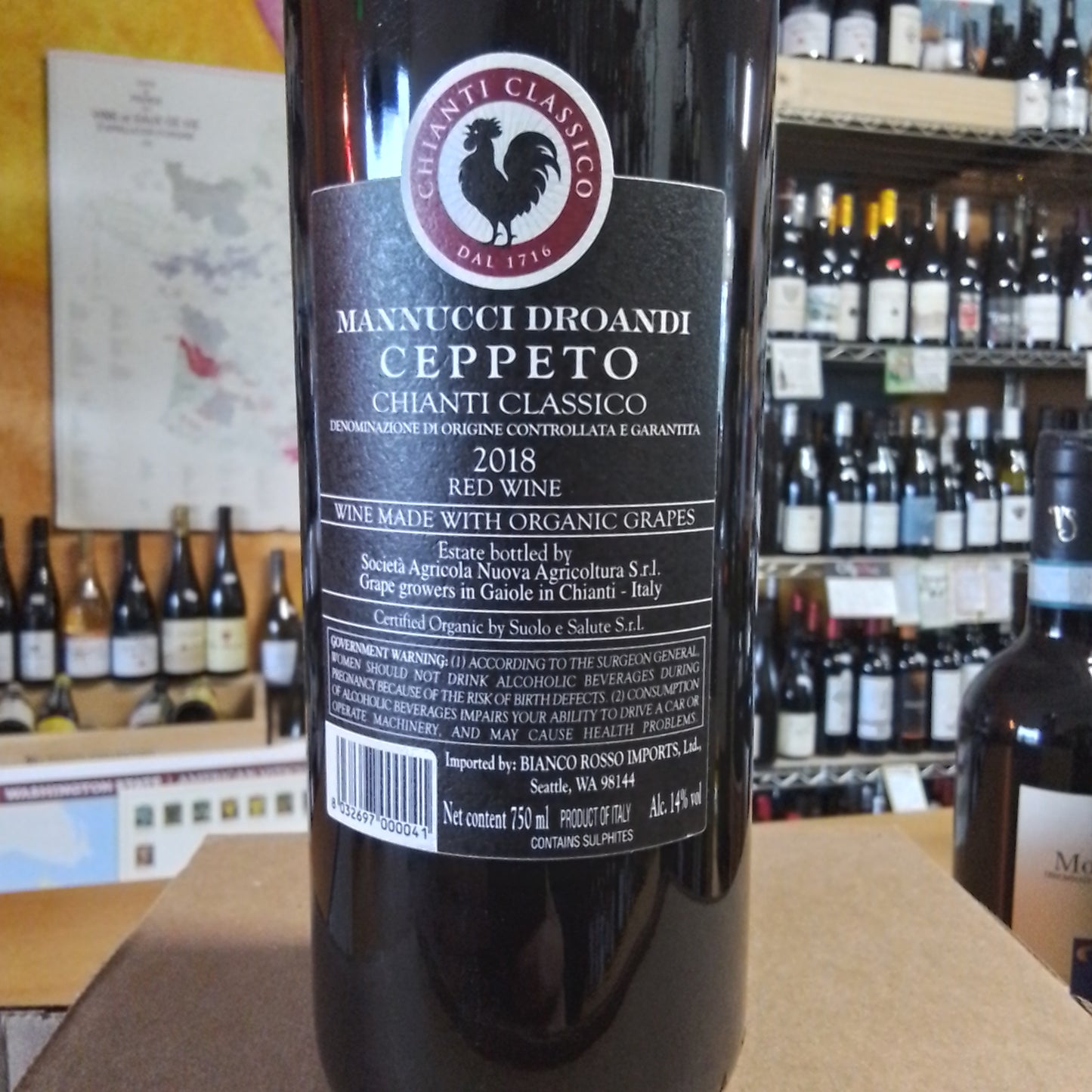 MANNUCCI DROANDI 2021 Chianti Classico 'Ceppeto' (Tuscany, Italy)