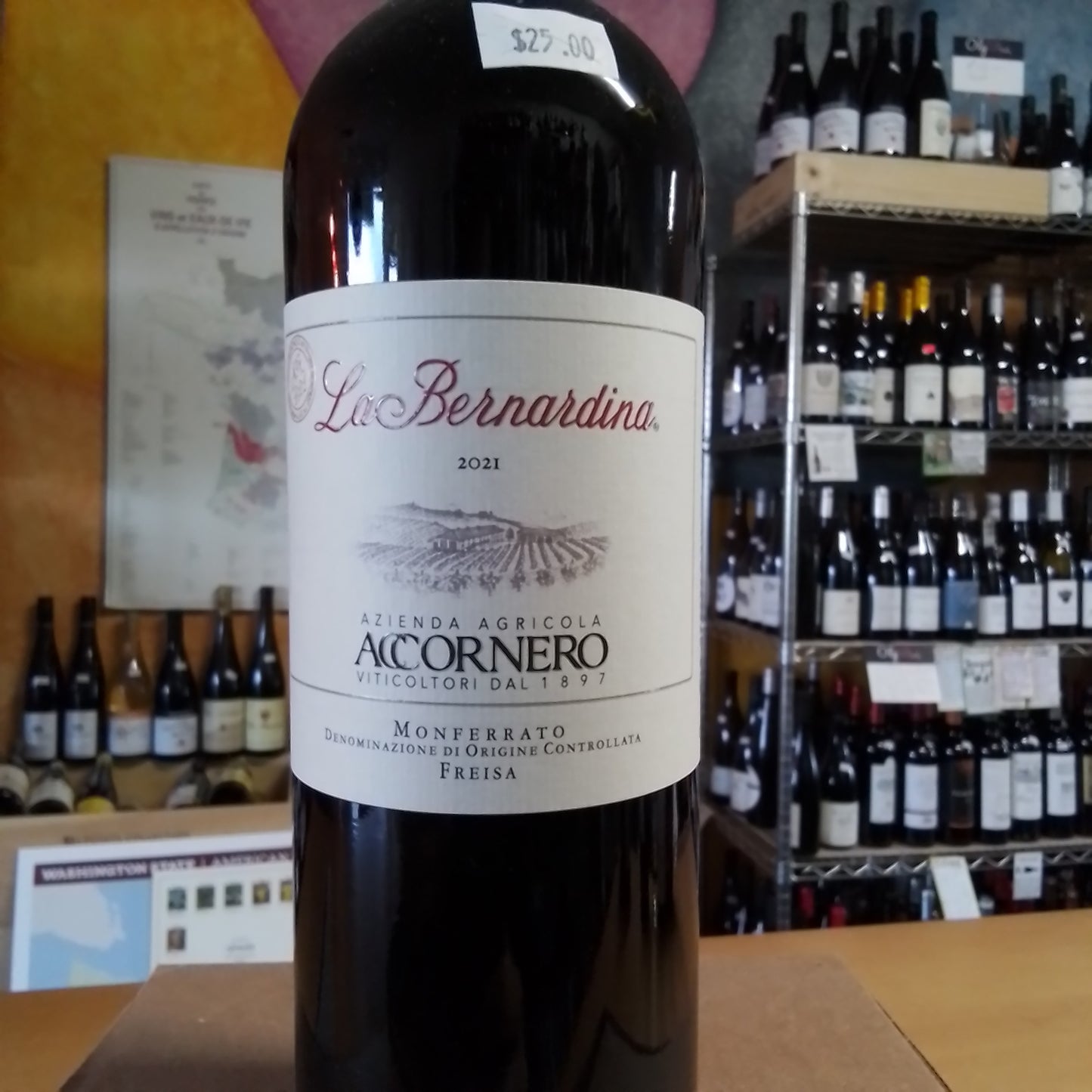 ACCORNERO 2021 Freisa 'La Bernardina' (Monferrato, Italy)