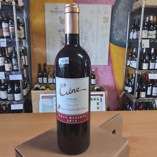 CUNE 2012 Tempranillo 'Gran Reserva' (Rioja, Spain)