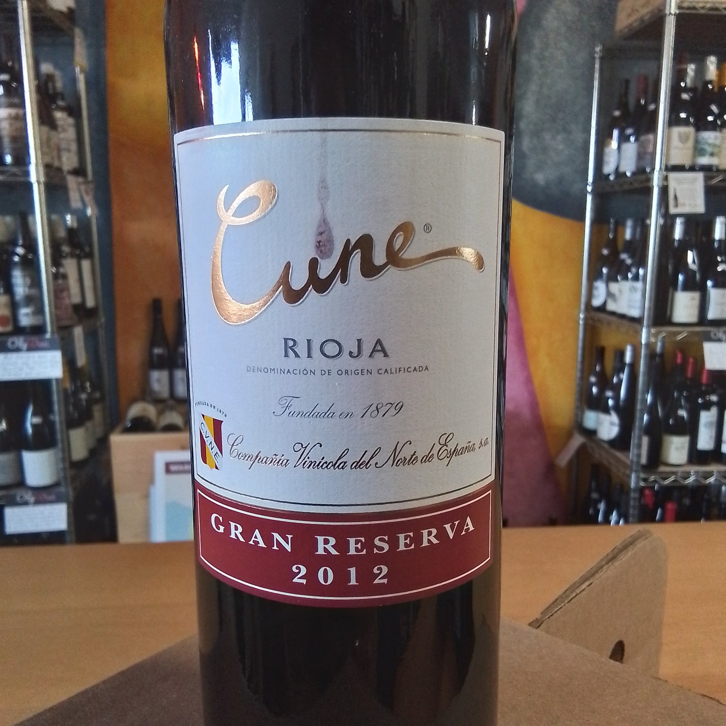 CUNE 2012 Tempranillo 'Gran Reserva' (Rioja, Spain)