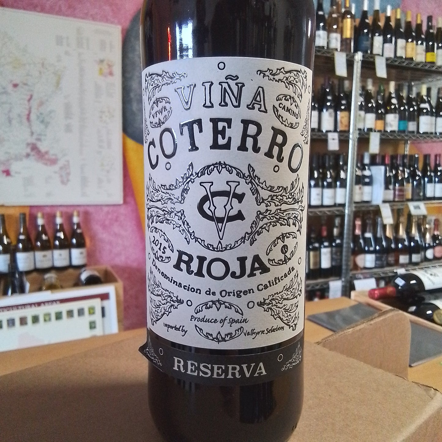 VINA COTERRO 2015 Tempranillo 'Rioja Reserva' (Rioja, Spain)