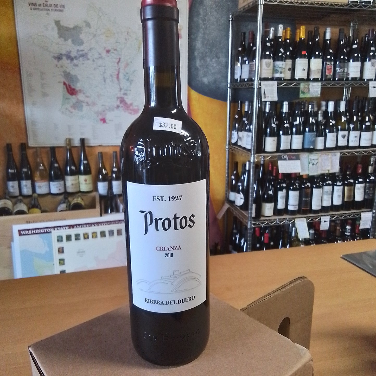 BODEGAS PROTOS 2018 Crianza Tempranillo (Ribera del Duero, Spain)
