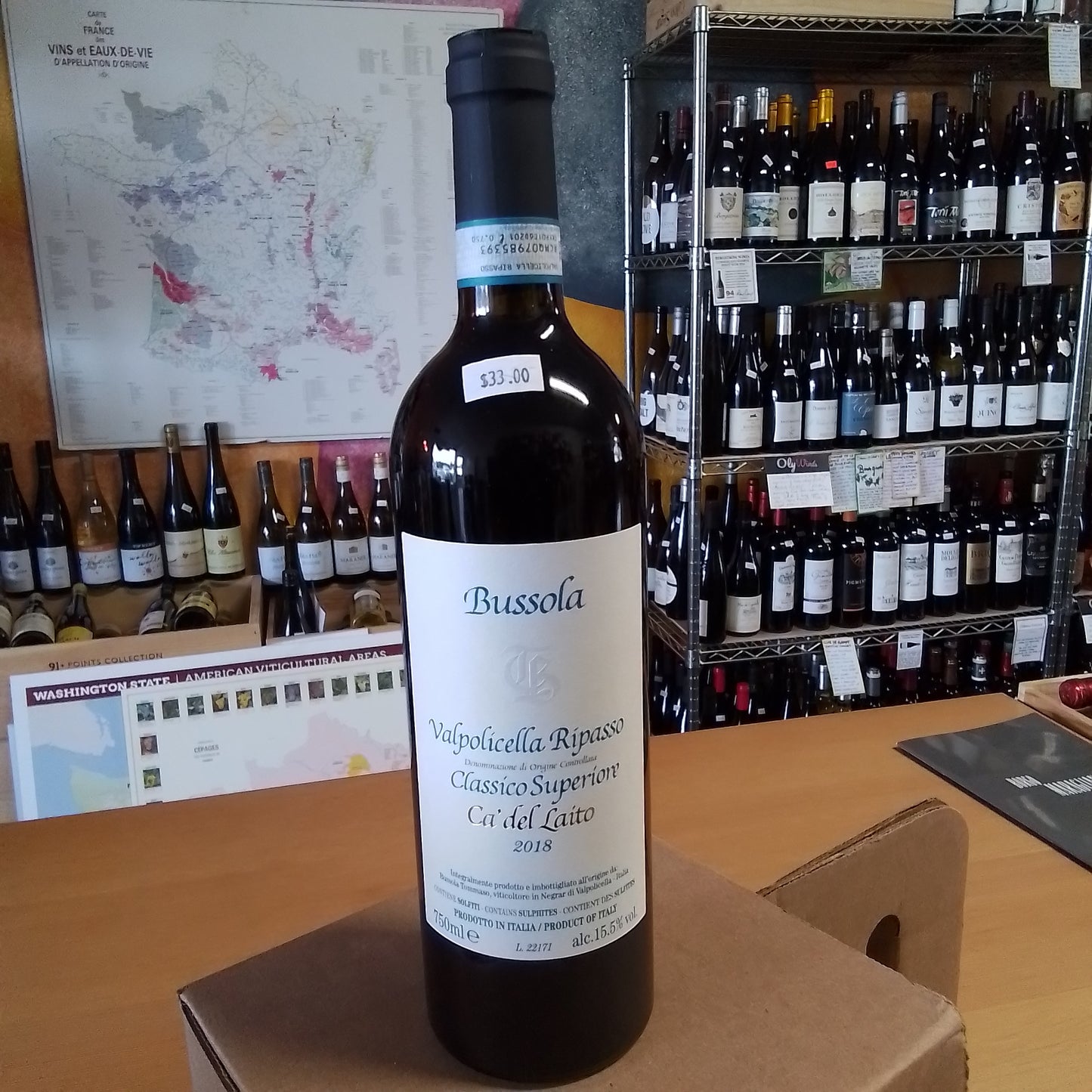 T. BUSSOLA 2019 'Ca'del Laito' Valpolicella Ripasso Classico Superiore (Veneto, Italy)