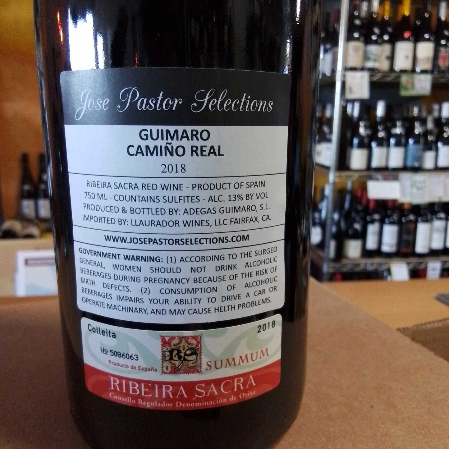 GUIMARO 2018 Mencia 'Camino Real' (Ribeira Sacra, Spain)