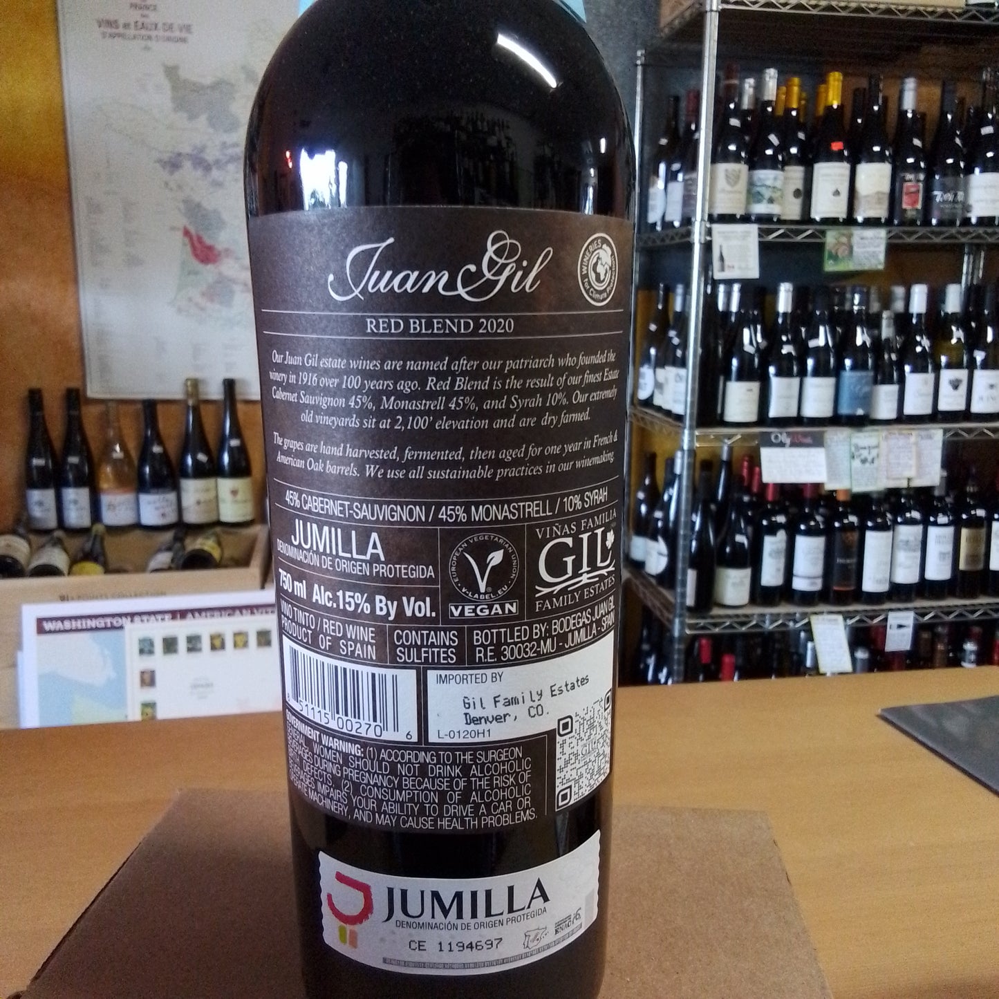 JUAN GIL 2021 Red Blend 'Brown Label' (Jumilla, Spain)