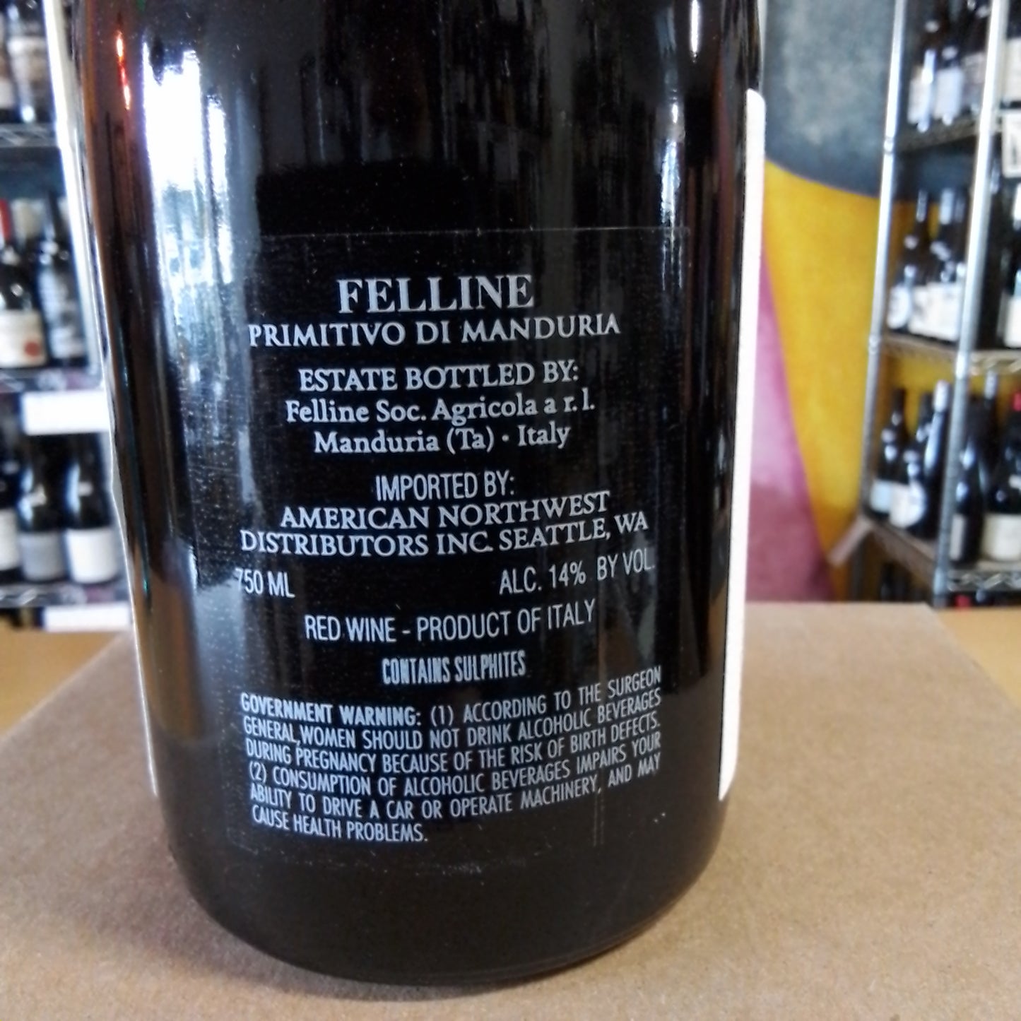 FELLINE 2020 Primitivo Di Manduria (Southern Italy)