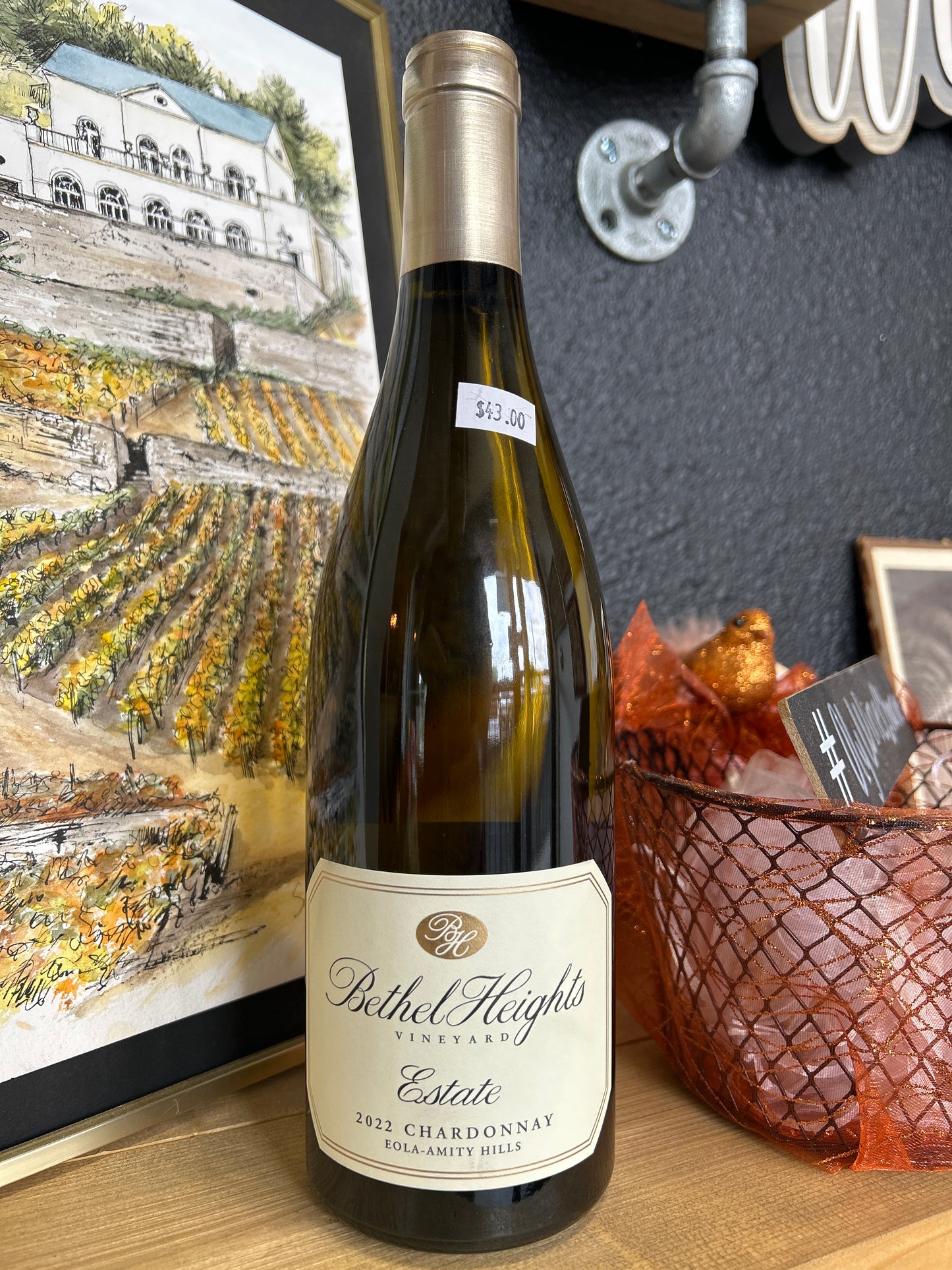 BETHEL HEIGHTS 2023 Estate Chardonnay 'Eola-Amity Hills' (Oregon)
