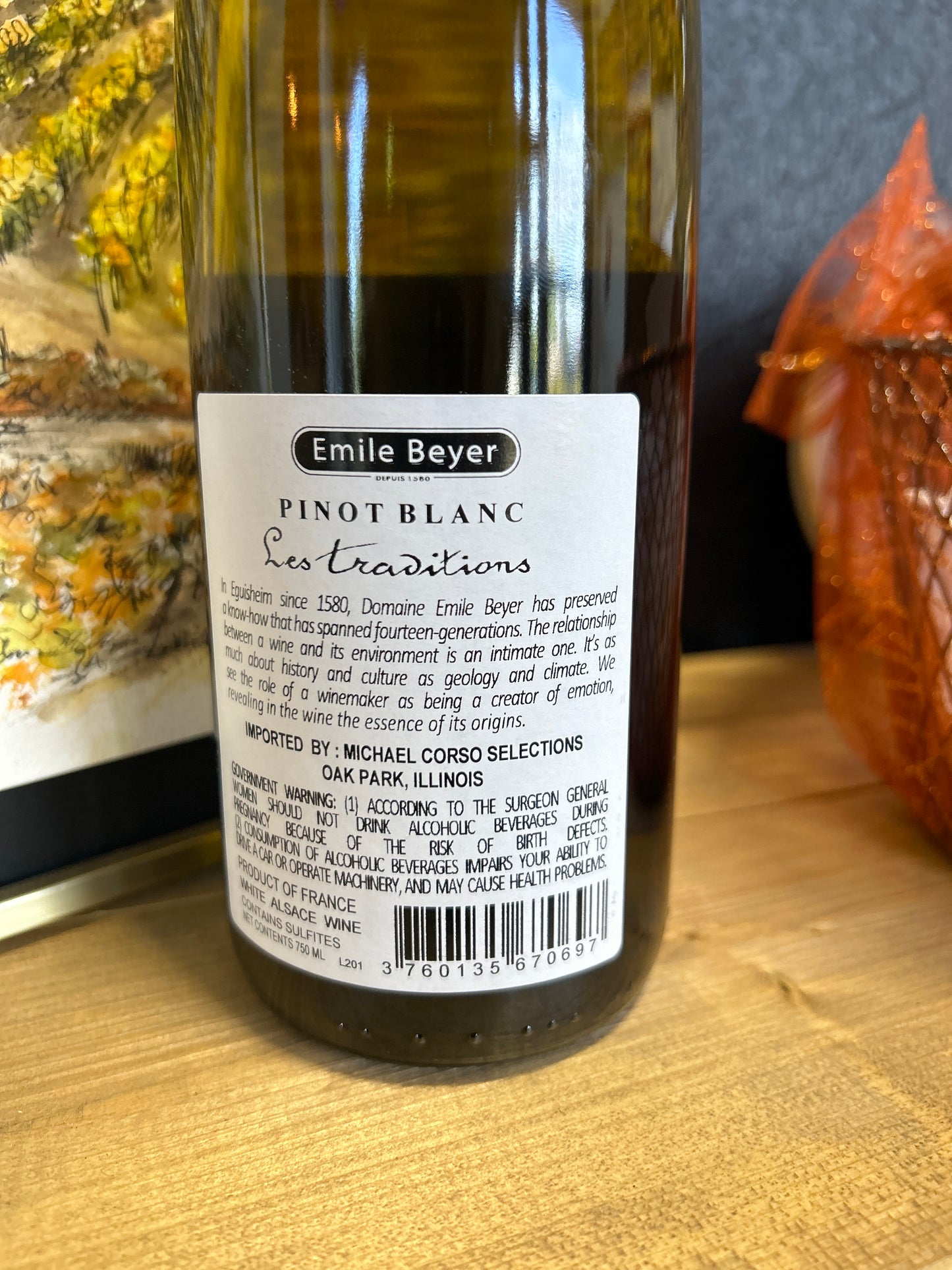 DOMAINE EMILE BEYER 2022 Pinot Blanc ‘Les Traditions’ (France)