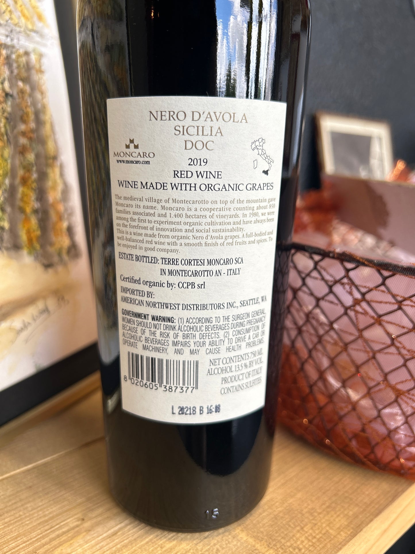 MONCARO 2019 Nero D’Avola (Sicily, Italy)