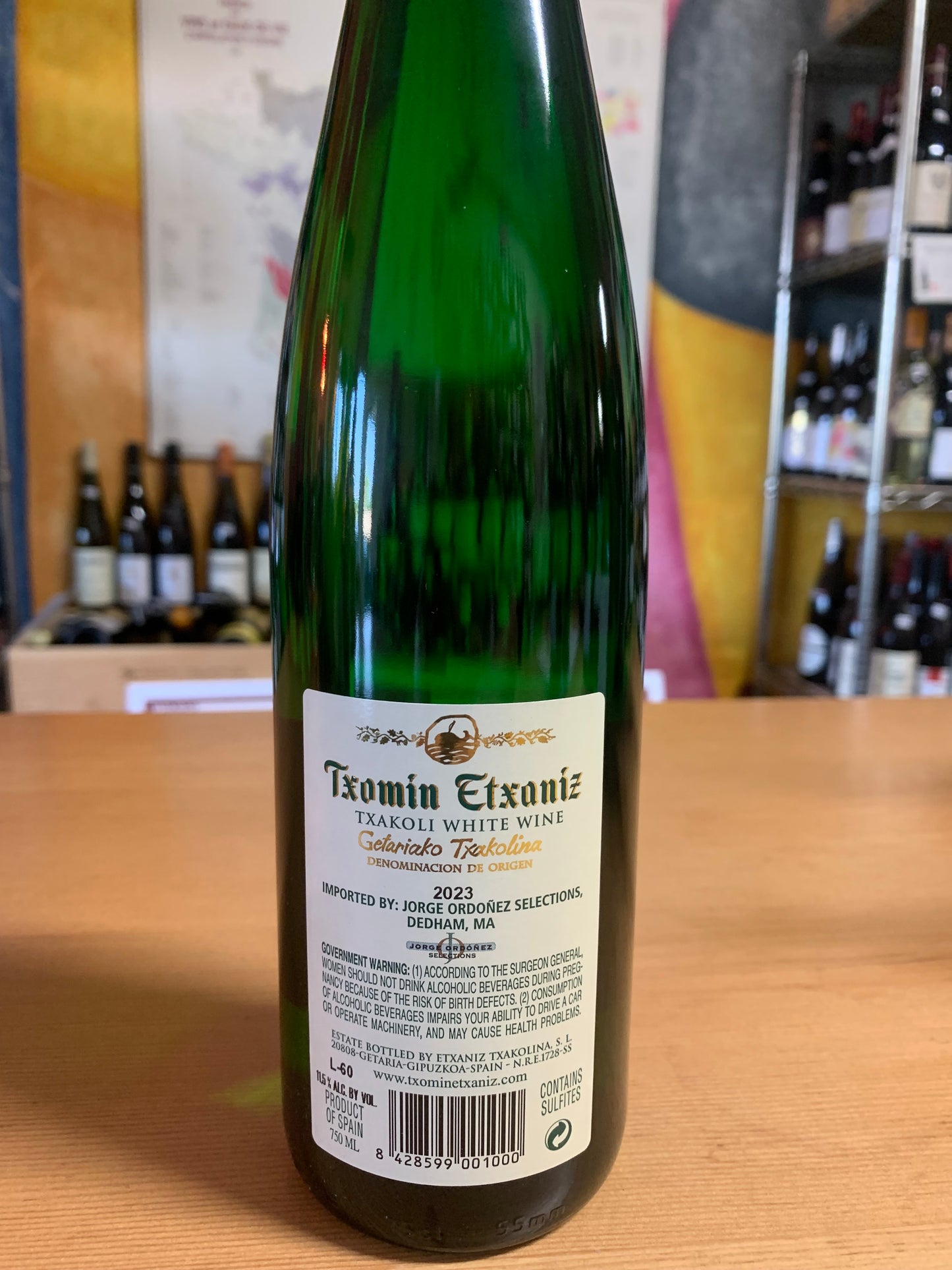 TXOMIN ETXANIZ 2023 'Getariako Txakolina' (Txakolina, Spain)