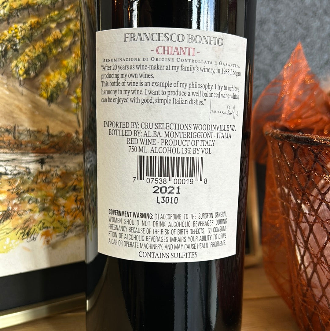 FRANCESCO BONFIO 2021 Chianti (Tuscany, Italy)