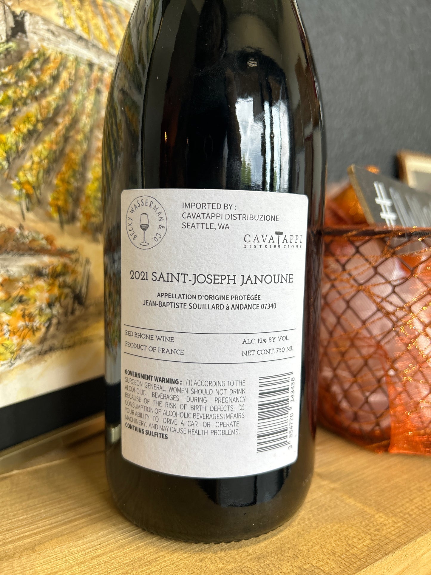 JEAN-BAPTISTE SOUILLARD 2021 Saint Joseph ‘Janoune’ (Rhône, France)