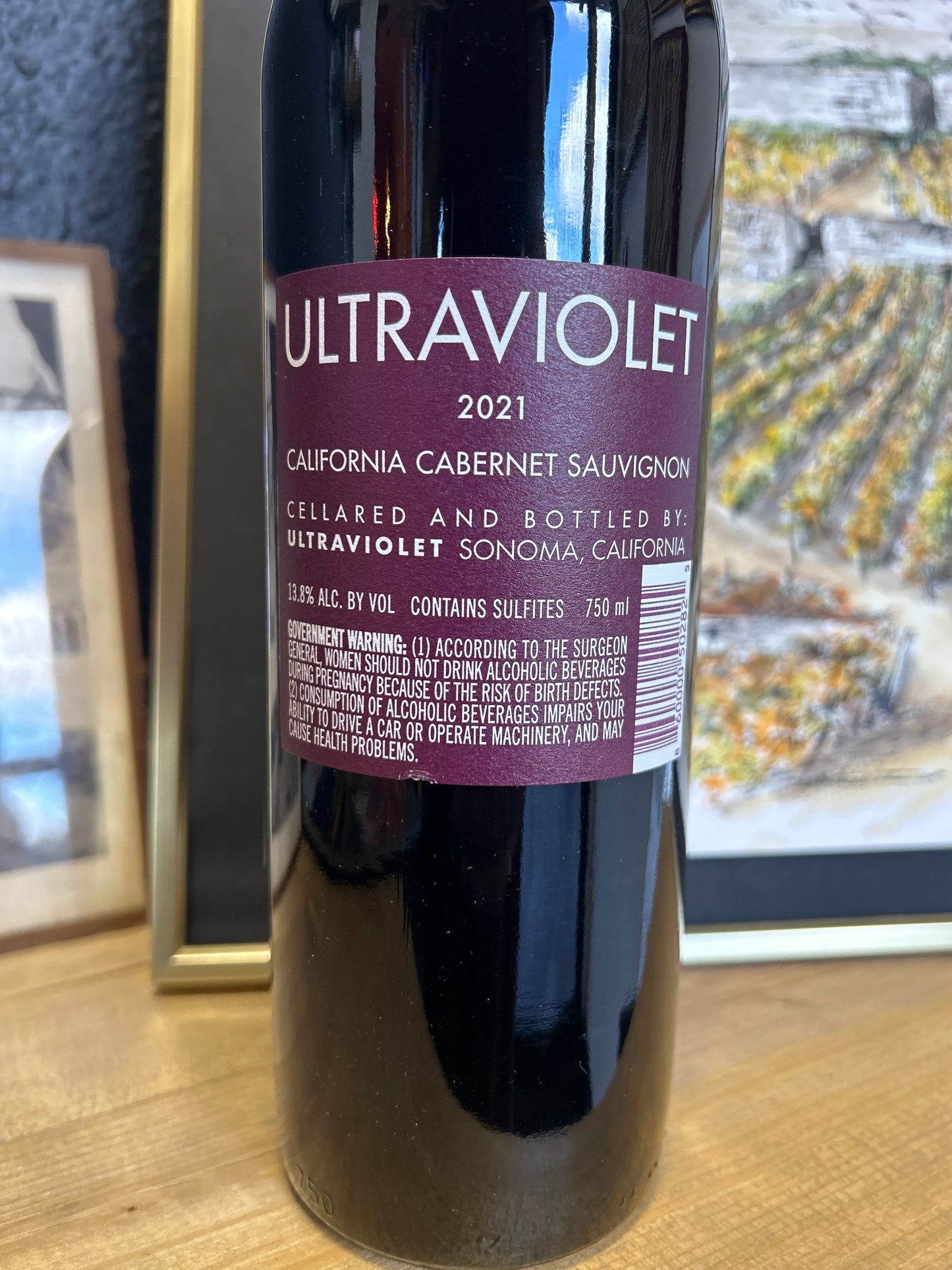 ULTRAVIOLET 2021 Cabernet Sauvignon (Sonoma, California)