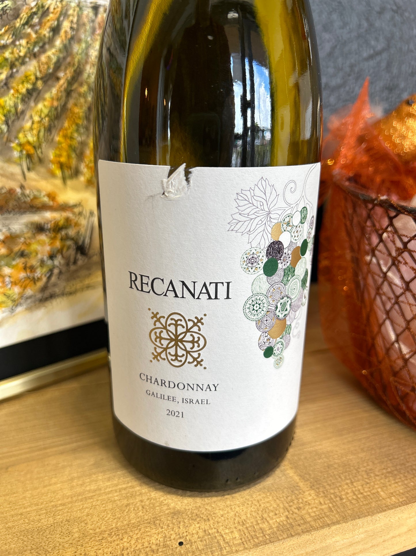 RECANATI 2021 Chardonnay KOSHER (Galilee, Israel)