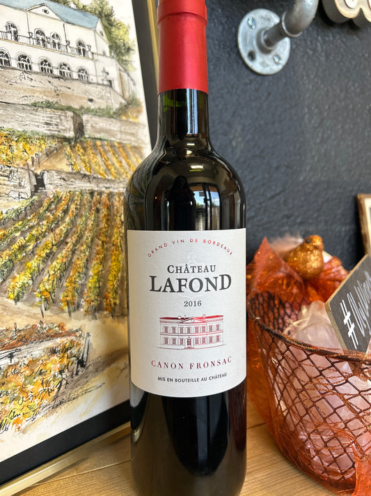 CHATEAU LAFOND 2016 Canon Fronsac (Bordeaux, France)