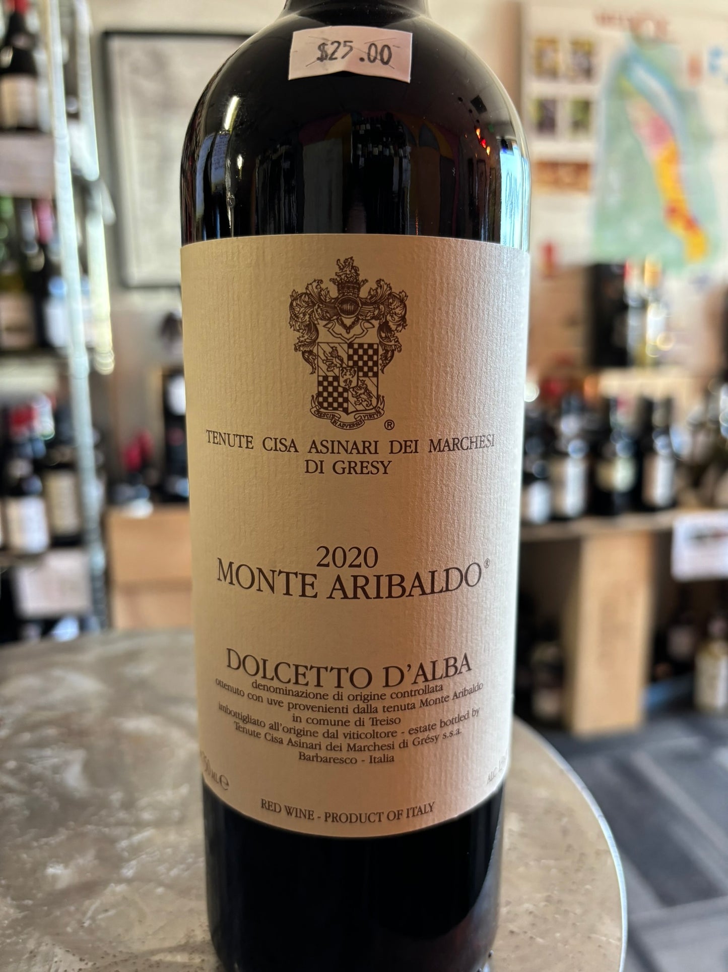 TENUTE DEI MARCHESI DI GRESY 2021 Dolcetto d'Alba 'Monte Aribaldo' (Piedmont, Italy)