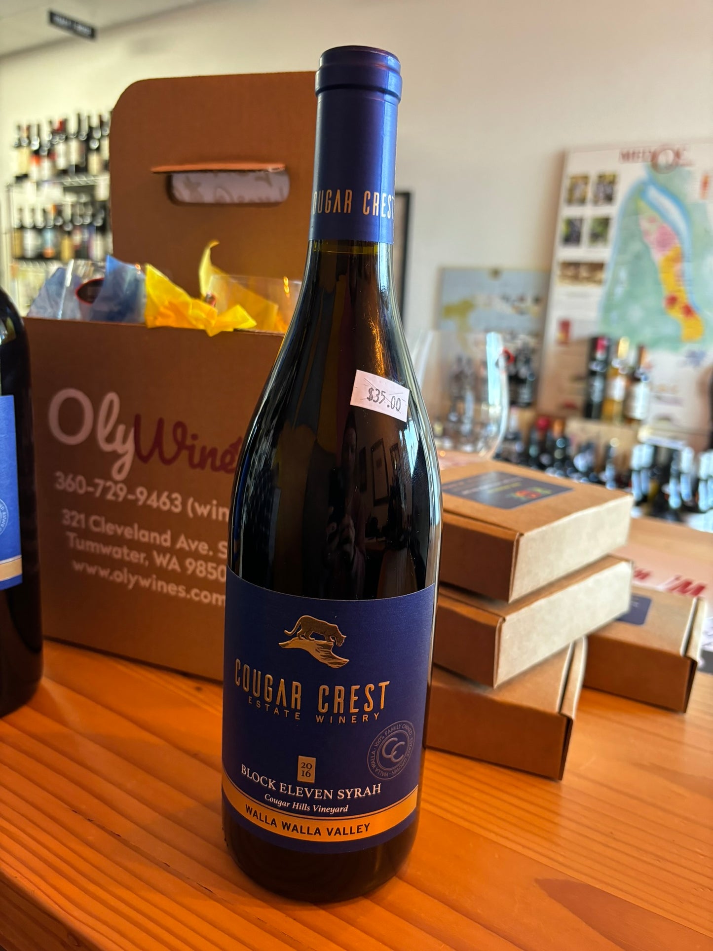 COUGAR CREST 2016 Syrah 'Block Eleven' (Walla Walla Valley, WA)