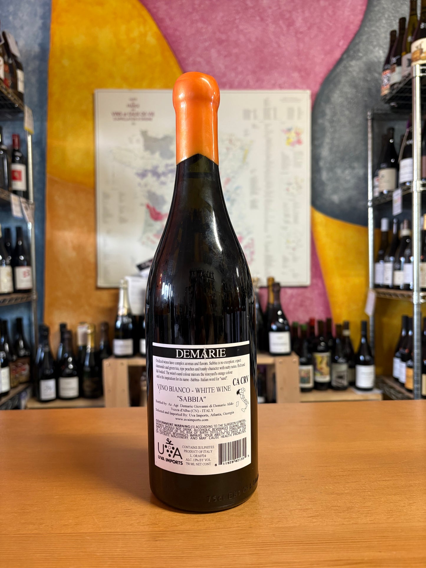 DEMARIE NV Skin Contact Arneis 'Sabbia' (Piedmont, Italy)