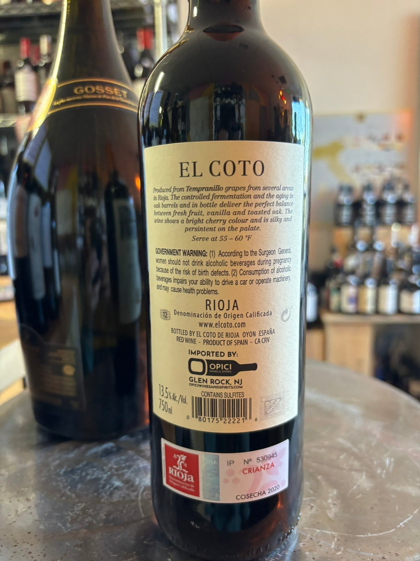 EL COTO 2021 Crianza Tempranillo (Rioja, Spain)