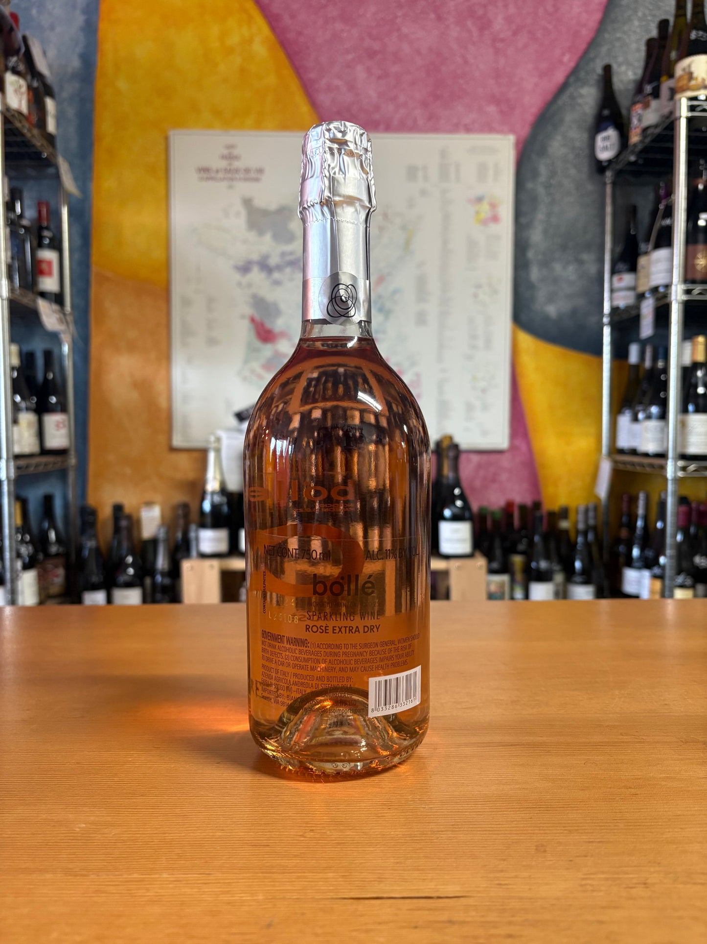 ANDREOLA NV Sparkling Rose 'Bollé' (Veneto, Italy)