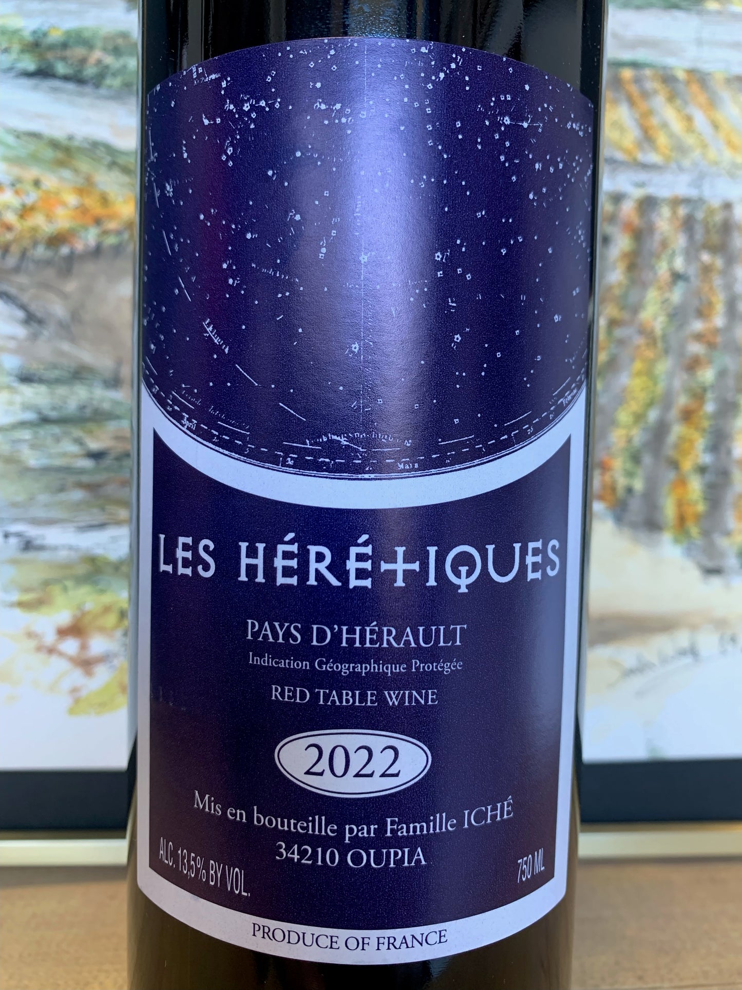 CHATEAU D'OUPIA 2022 'Les Heretiques' (Pays d'Hérault, France)
