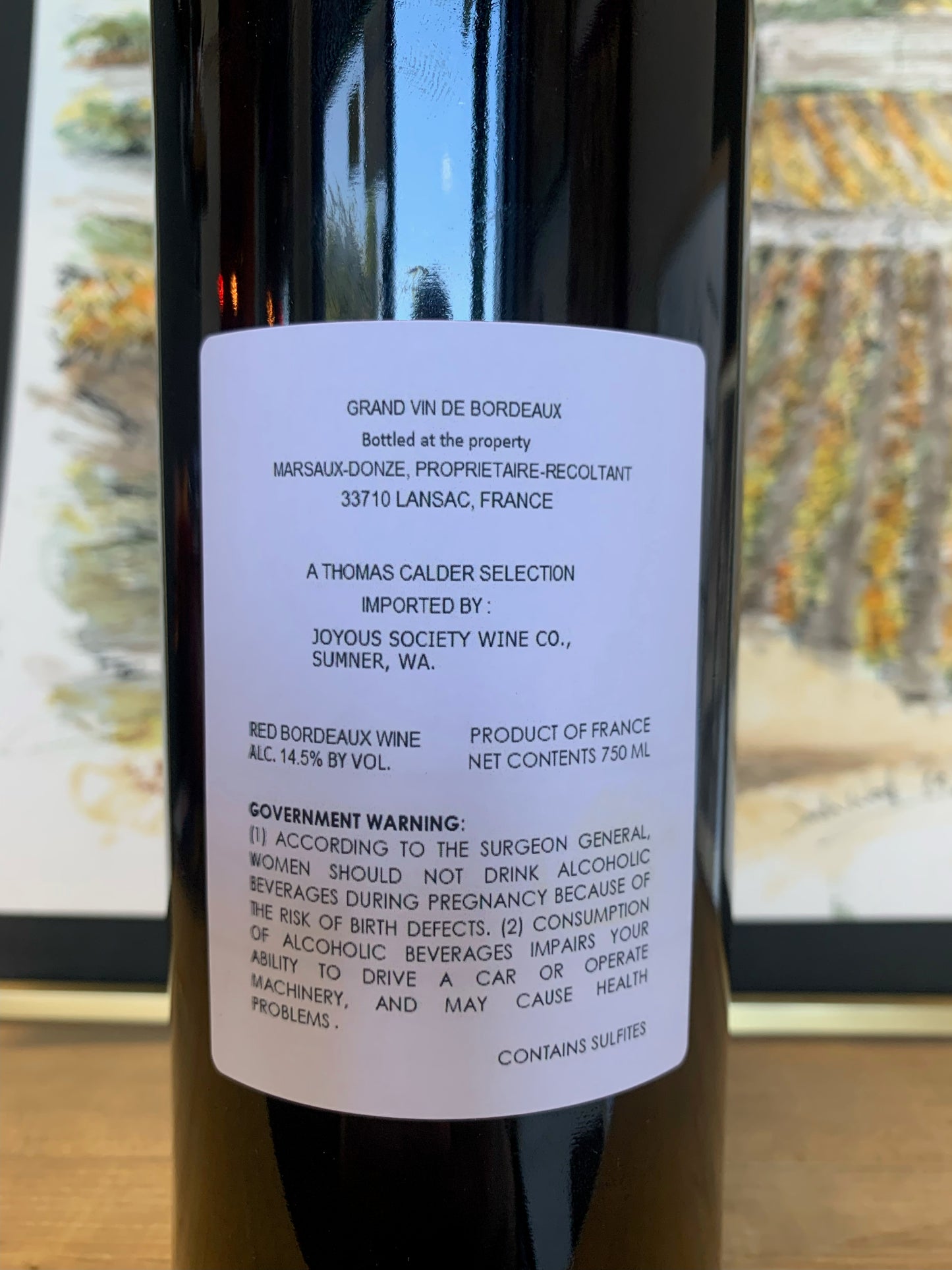 CHATEAU MARTINAT 2020 Côtes de Bourg (Bordeaux, France)