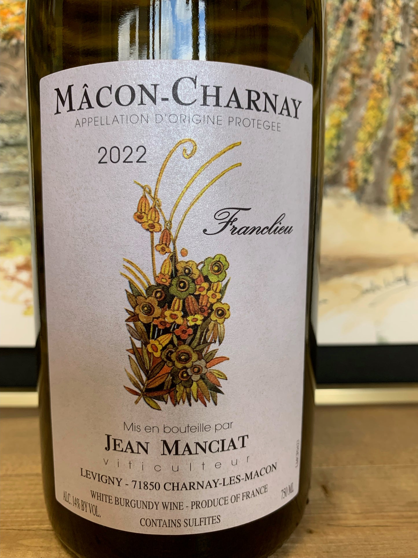 JEAN MANCIAT 2022 Macon-Charnay 'Franclieu' (Macon/Burgundy, France)