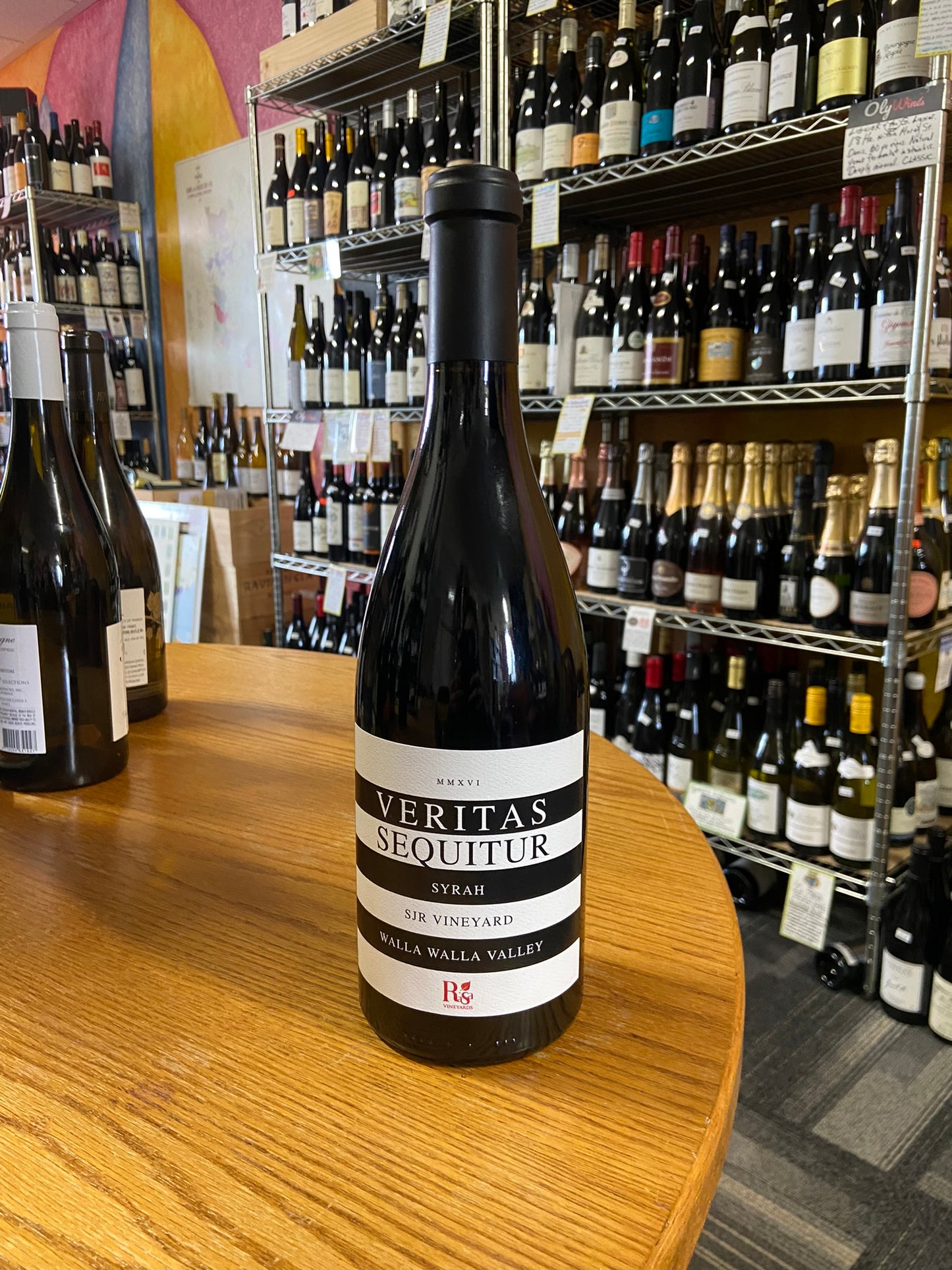 RASA VINEYARDS 2016 Syrah 'Veritas Sequitur' 'SJR Vyd' (Walla Walla, WA)