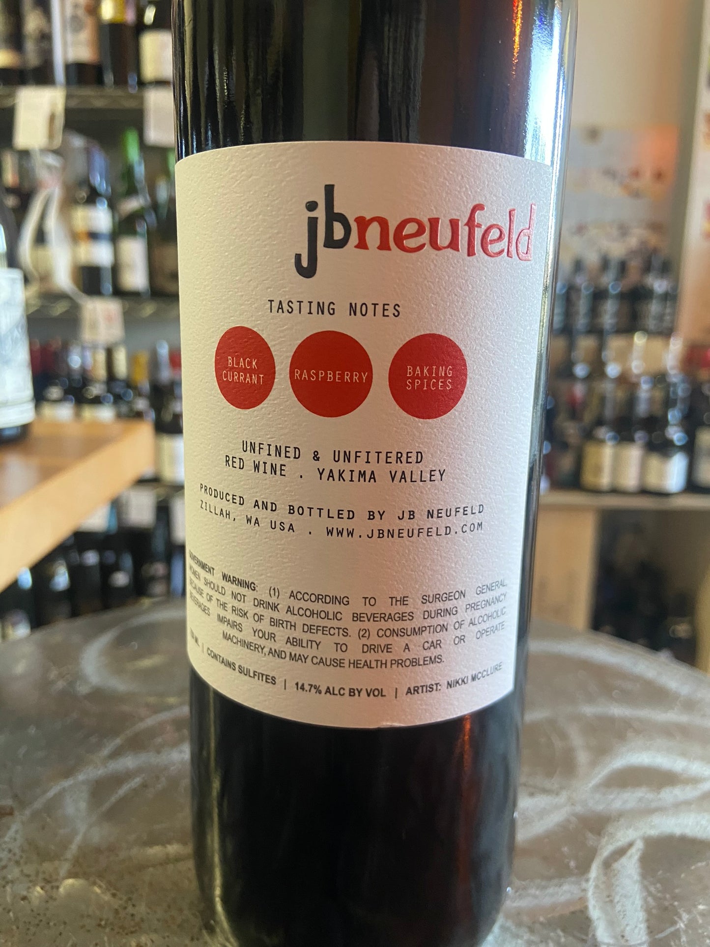 JB NEUFELD 2022 Red Wine (Yakima Valley, WA)