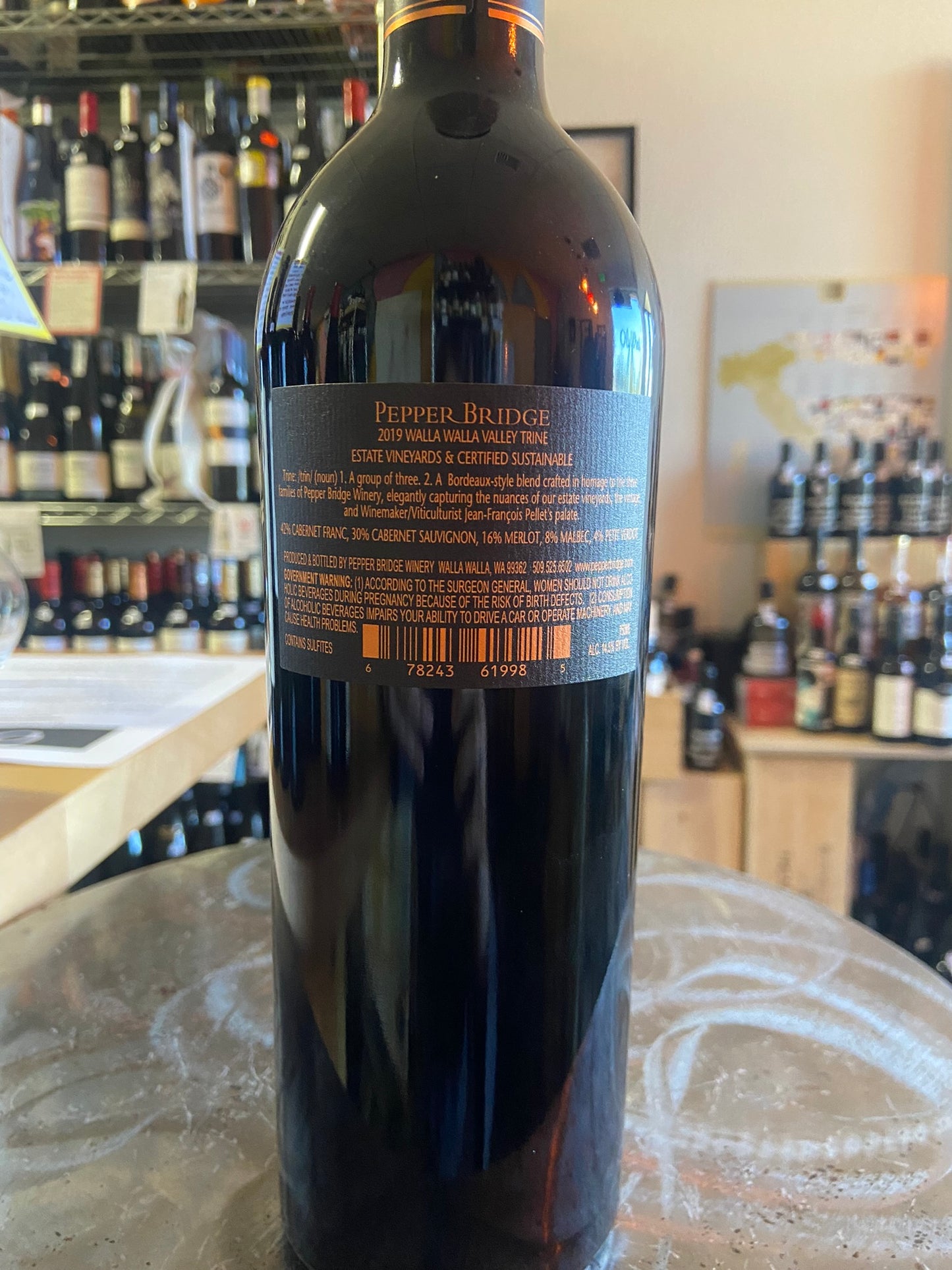PEPPER BRIDGE 2021 Red Blend 'Trine' (Walla Walla, WA) (Copy)