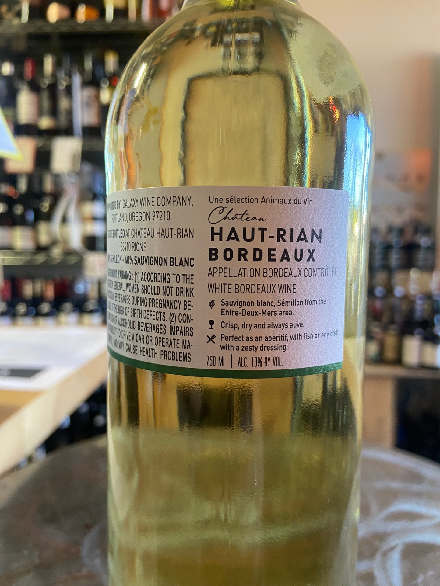 CHATEAU HAUT-RIAN 2024 Bordeaux Blanc (Bordeaux, France)