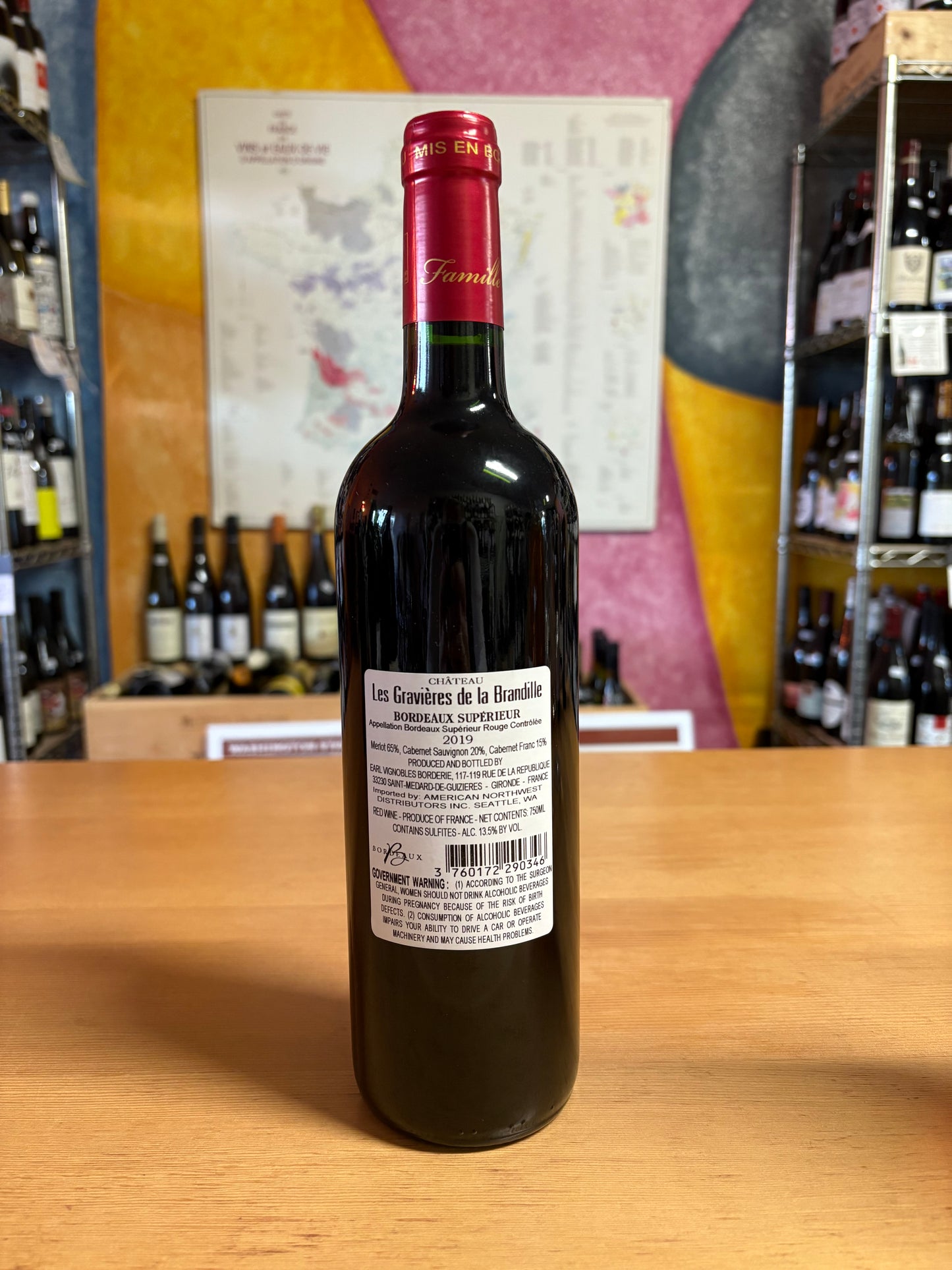 LES GRAVIERES DE LA BRANDILLE 2019 Bordeaux Superieur (Bordeaux, FR)