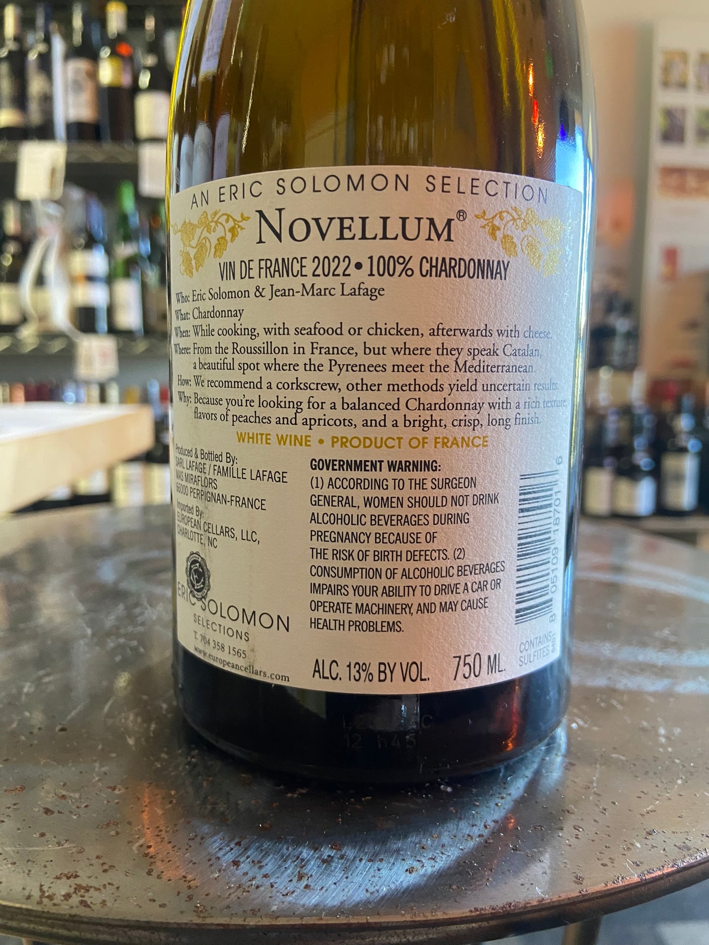 NOVELLUM 2023 Chardonnay (Languedoc, France)
