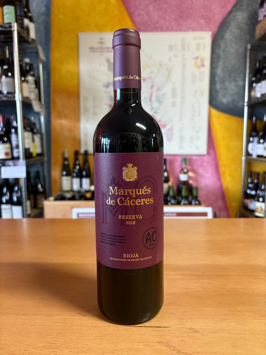 MARQUES DE CACERES 2018 Rioja Reserva 'Red Blend' (Rioja, Spain)
