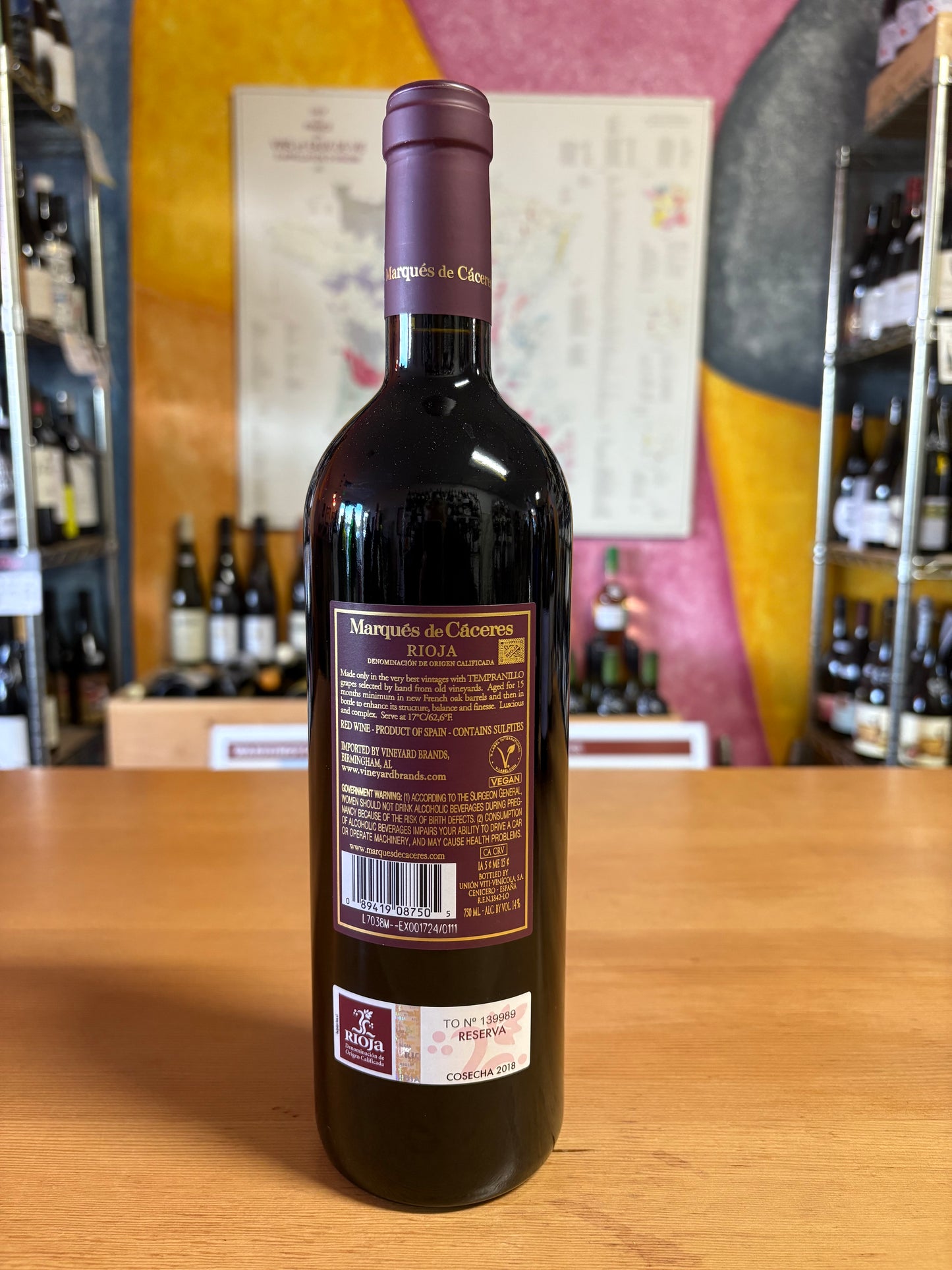 MARQUES DE CACERES 2018 Rioja Reserva 'Red Blend' (Rioja, Spain)