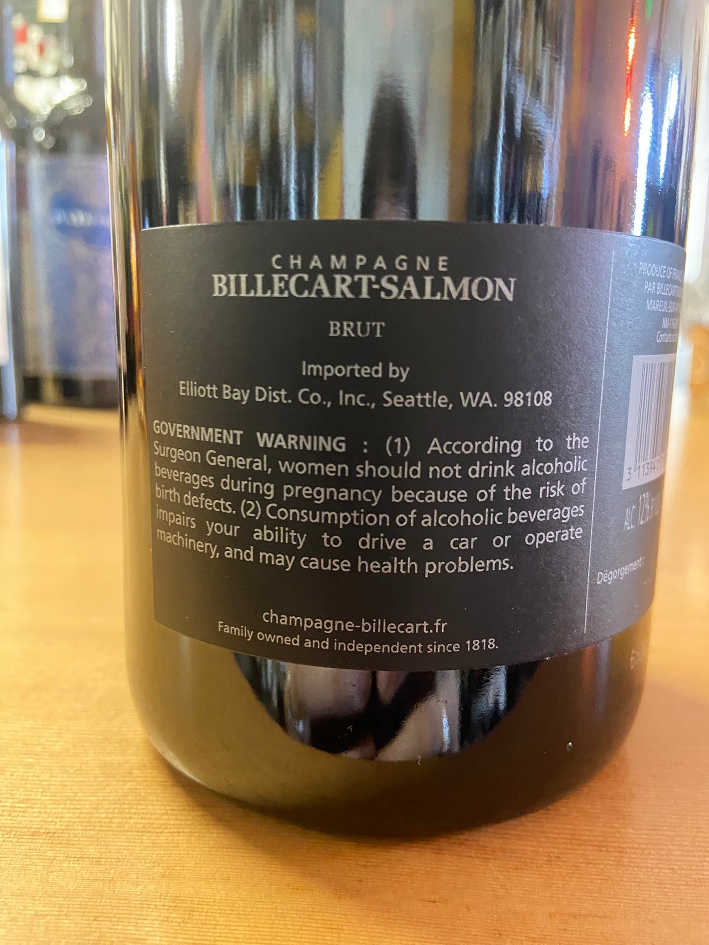 BILLECART-SALMON NV Champagne 'Brut Reserve' (Champagne, France)