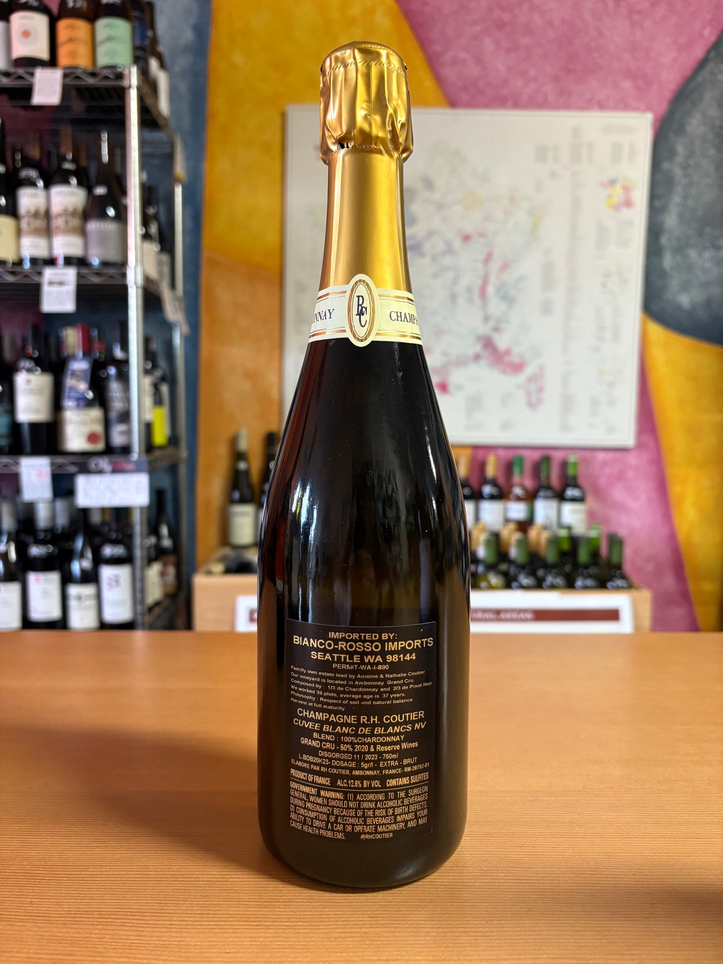 COUTIER NV Grand Cru Brut 'Blanc de Blanc' (Champagne, FR)