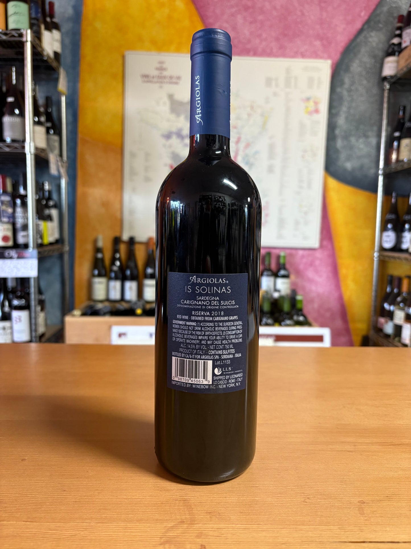 ARGIOLAS 2018 Carignano 'Is Solinas' (Sardegna, Italy)