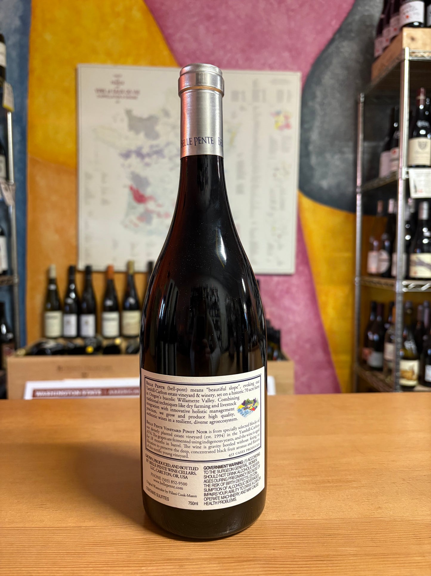 BELLE PENTE 2021 Estate Pinot Noir 'Belle Pente Vineyard' (Willamette Valley, OR)