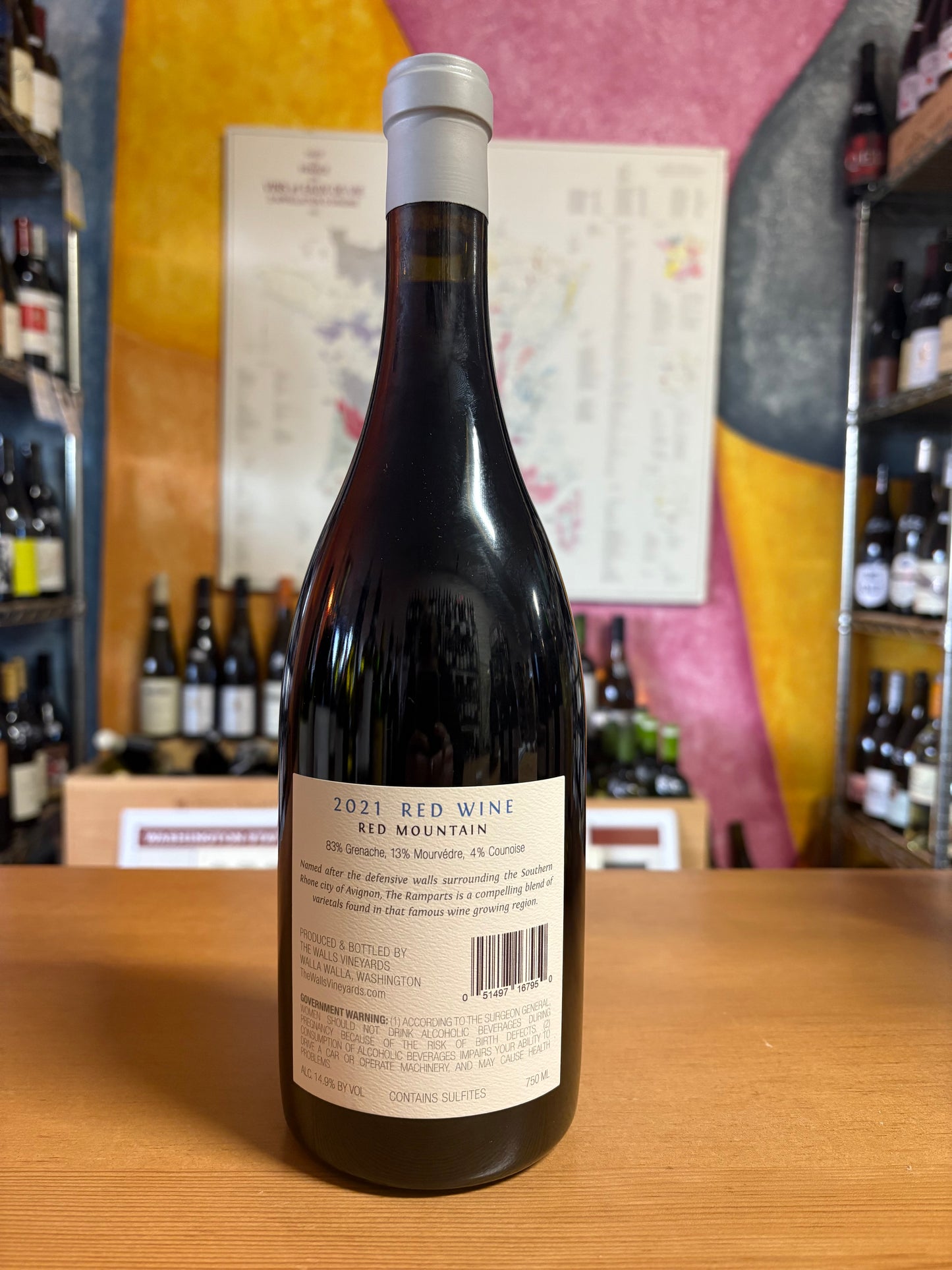 THE WALLS 2021 Red Blend 'The Ramparts' (Red Mountain, WA)