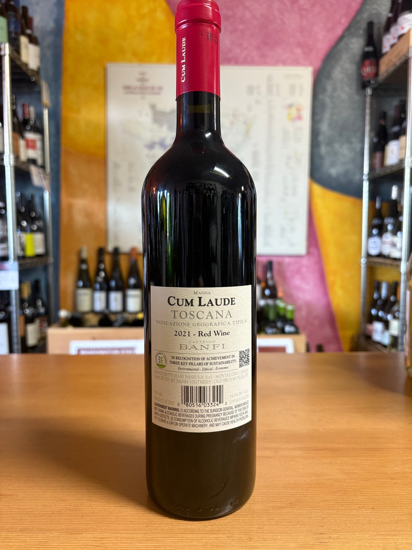 CASTELLO BANFI 2021 'Magna Cum Laude' Toscana IGT Red Blend (Tuscany, Italy)