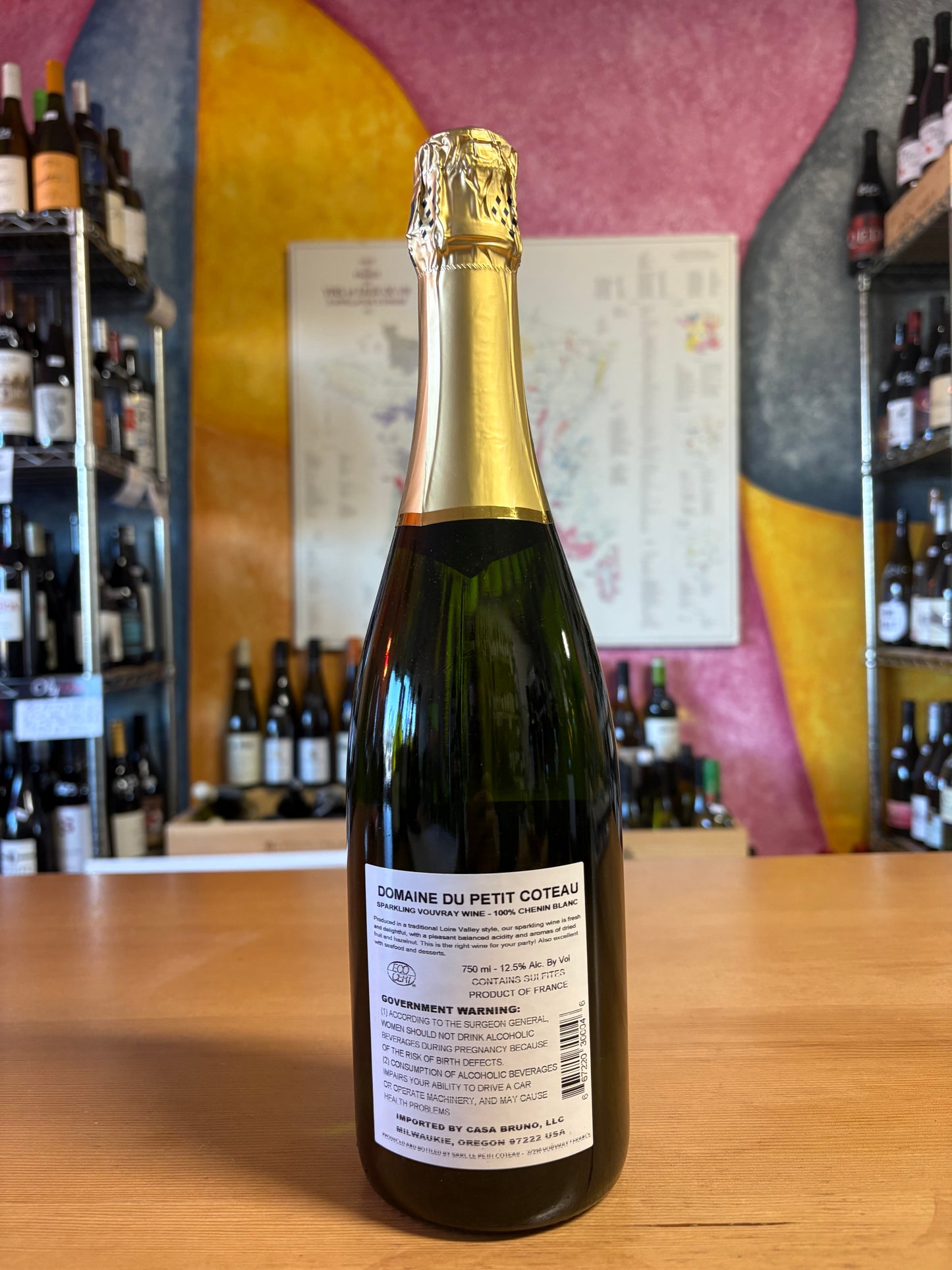 DOMAINE DU PETIT COTEAU NV Sparkling Vouvray Brut (Loire Valley, FR)