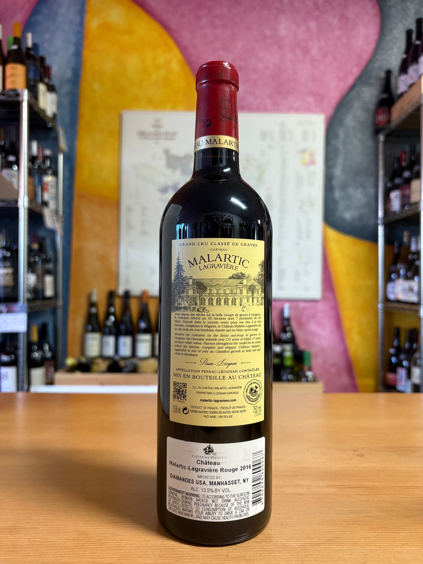 CHATEAU MALARTIC 2016 Pessac-Léognan 'Lagravière' (Bordeaux, FR)