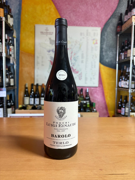 PODERI LUIGI EINAUDI 2020 Barolo 'Terlo Vigna Costa Grimaldi' (Piedmont, Italy)