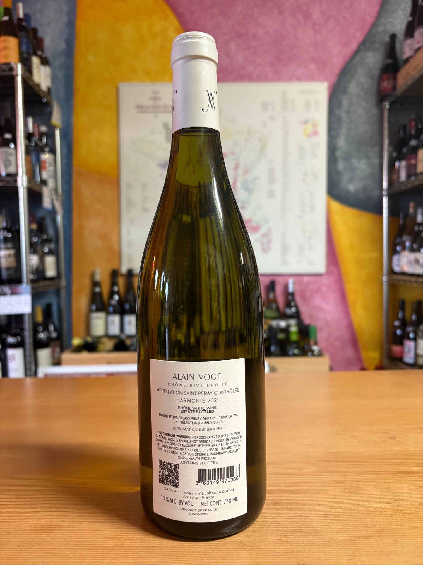 ALAIN VOGE 2021 Saint-Peray Blanc 'Harmonie' (Rhone Valley, FR)