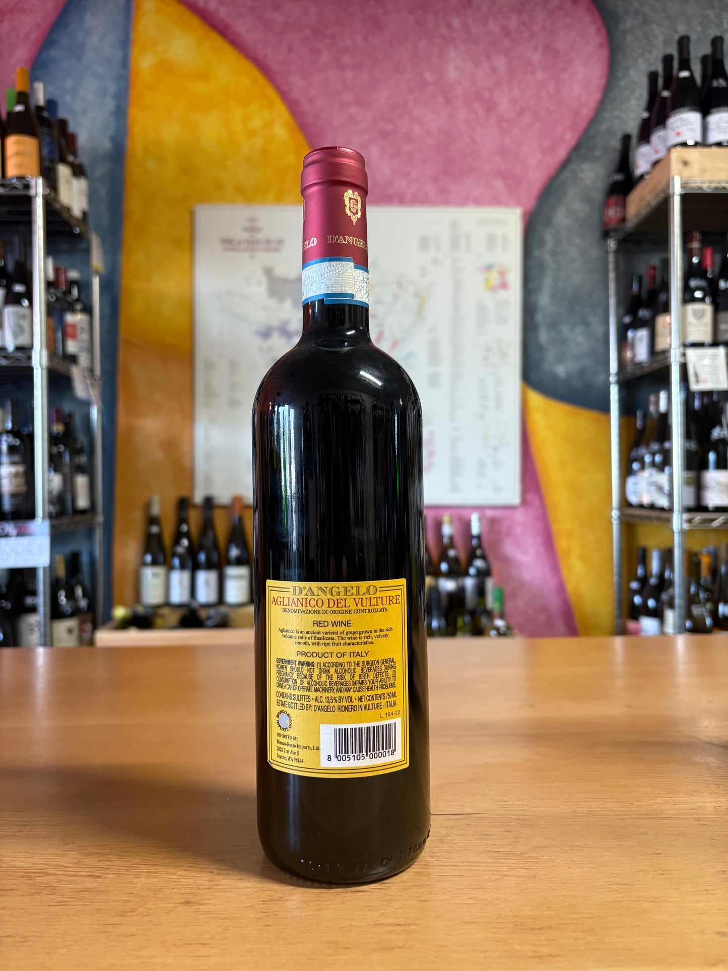 D'ANGELO 2019 Aglianico Del Vulture (Basilicata, Italy)