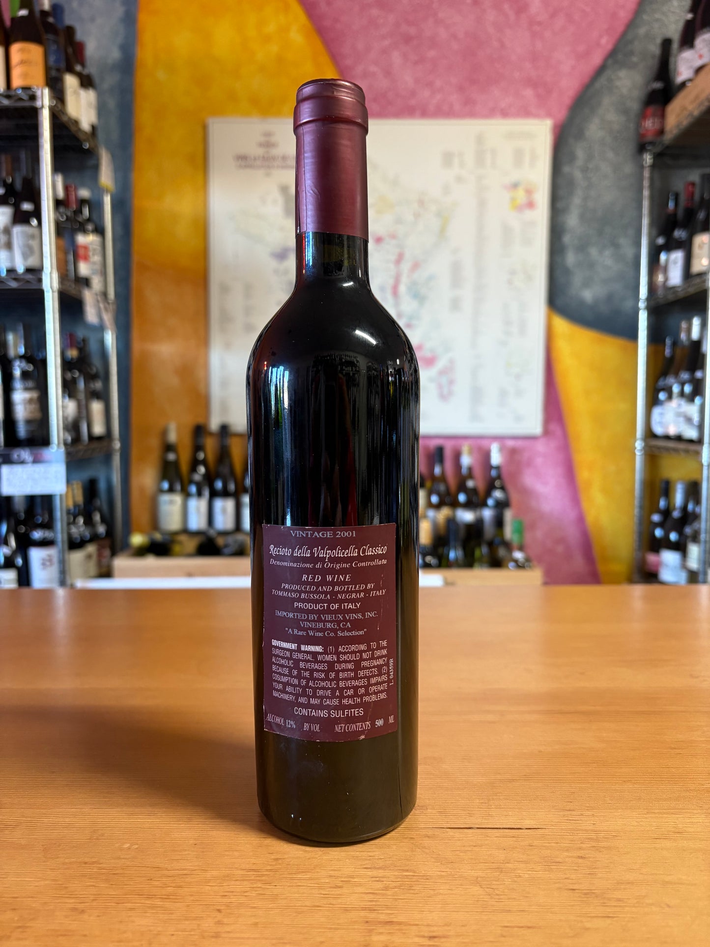 BUSSOLA 2001 Recioto della Valpolicella Classico (500ml) (Veneto, Italy)